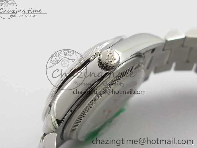 MiroTime 0402 Datejust 31mm 278275 SS Crystal Bezel BP Maker Best Edition Pink Roman Dial Crystal @6 on SS President Bracelet Contemporary 3082